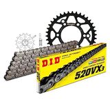 Kettingset DID Kettingset staal 520VX3 / 86 clipslot voor Polaris Trail Boss Blazer 250 cc