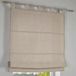 Rideau 100% lin, couleur naturelle, avec passants, dimensions : 100 x 140 cm