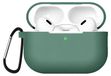 CoolGadget AirPods Pro 2 Housse de protection en silicone basique avec mousqueton