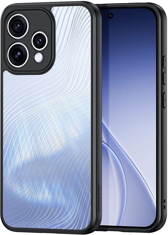 Dux Ducis Aimo Series Hoesje - Geschikt voor OPPO Reno15 - Transparant TPU Back Cover - Zwart
