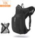 CarryQuest® - Sac à dos de sport professionnel 10L - Sac à dos de vélo en polyester compatible avec poche à eau - Mesh respirant - Bandes réfléchissantes - Ventilation dorsale - Noir