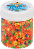 Hama strijkkralen speelgoedpot neonmix - 3000 stuks creatief.