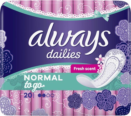Always Inlegkruisjes To Go Single Pack 20 Stuks
