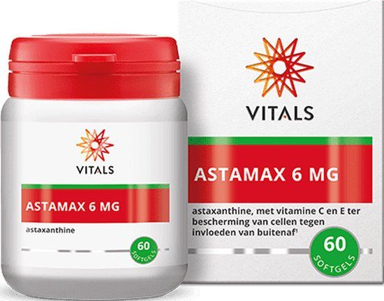 Vitals Astamax Astaxanthine 6 mg - 60 softgels