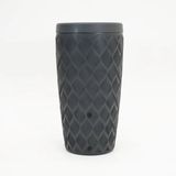 Vita Regenton Flow antraciet 240L, incl. vulautomaat, kraan met Gardena koppeling en plantenbak