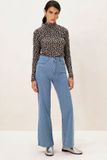 Sissy-Boy Gestreepte high waist wide leg jeans