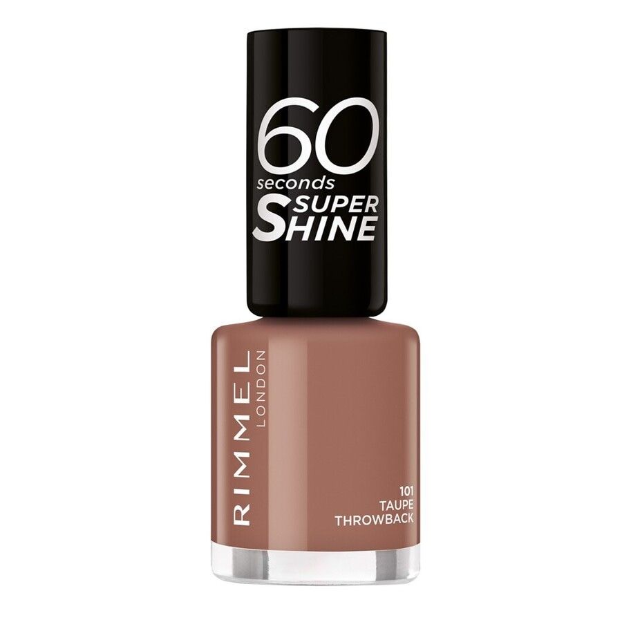 Rimmel London 60 sec SuperShine Nagellak 101 Taupe Throwback 8ml