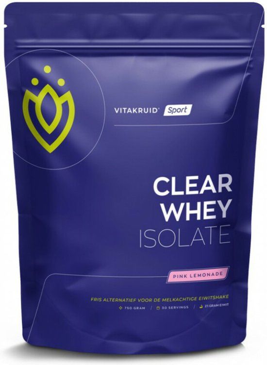 Vitakruid Clear Whey Isolate Pink Lemonade 750 gr
