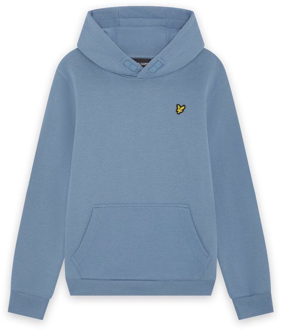 Lyle & Scott Jongens Pullover Hoodie X542 Power Blue Katoen Lange Mouw Casual Herfst/Winter 2026