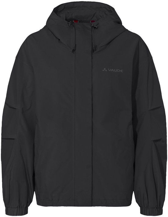 VAUDE Mineo regenjas, hardshelljas, dames outdoor sportjassen, waterdicht, winddicht, hardshell, capuchon, losse pasvorm