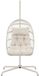 Hioshop Trezza hangstoel met standaard beige