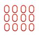 MSV Shower curtain ring Red Polypropylene (PP) 12 piece(s)