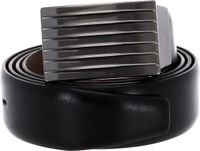 Vanzetti Leren Riem 35mm Leather Belt W115 Black Zwart