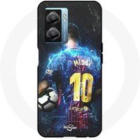 Maniacase Etui Oppo A77 5G Lionel Messi voetbal superster