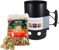 VAGGAN BBQ BBQ starter set - aanmaakblokjes 192x - houtskoolstarter - bbq starten