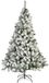 Bellatio Decorations BelIatio Decorations Imperial kerstboom - groen - H300 cm - besneeuwd - kunstboom - zachte naalden - metalen voet - groot formaat