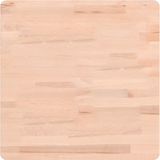 vidaXL Tafelblad vierkant 50x50x1,5 cm massief beukenhout