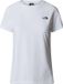 The North Face T-Shirt Simple Dome Dames Wit Katoen Korte Mouw Regular Fit Vrouwen