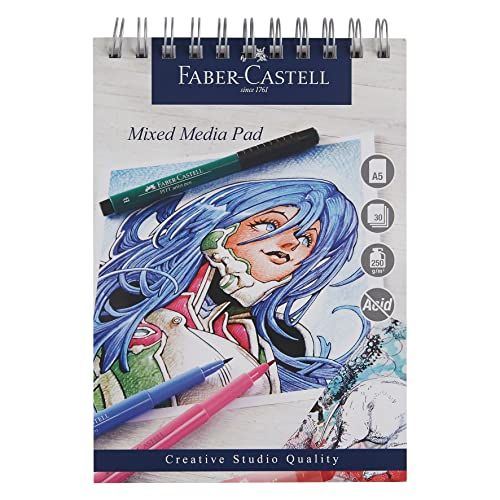 Faber-Castell Creative Studio Mengtechniek Pad - A5 - 250 g/m² - 30 vellen