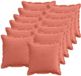 vidaXL - Kussensloop - 12 stuks - HOUTEN - Rood-Oranje - 40 x 40 cm - corduroy