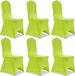 vidaXL - Housse de chaise - stretch - anthracite - 6 pièces - vert