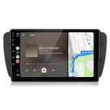Seat autoradio 9 pouces avec Carplay, adapté pour Seat Ibiza IV 6J (2009-2013), avec Android, navigation GPS, Wi-Fi, DAB+, commande au volant (SWC), RDS, DSP, USB et Bluetooth, stockage 2+64 Go