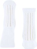 FALKE Eyelet Coton sokken dames wit - maat 35-38