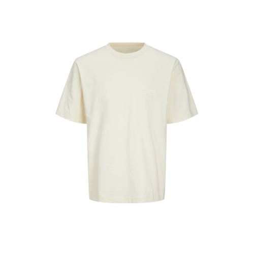 JACK & JONES ORIGINALS JORBROOKLYN Oversized T-shirt - Buttercream with Backprint