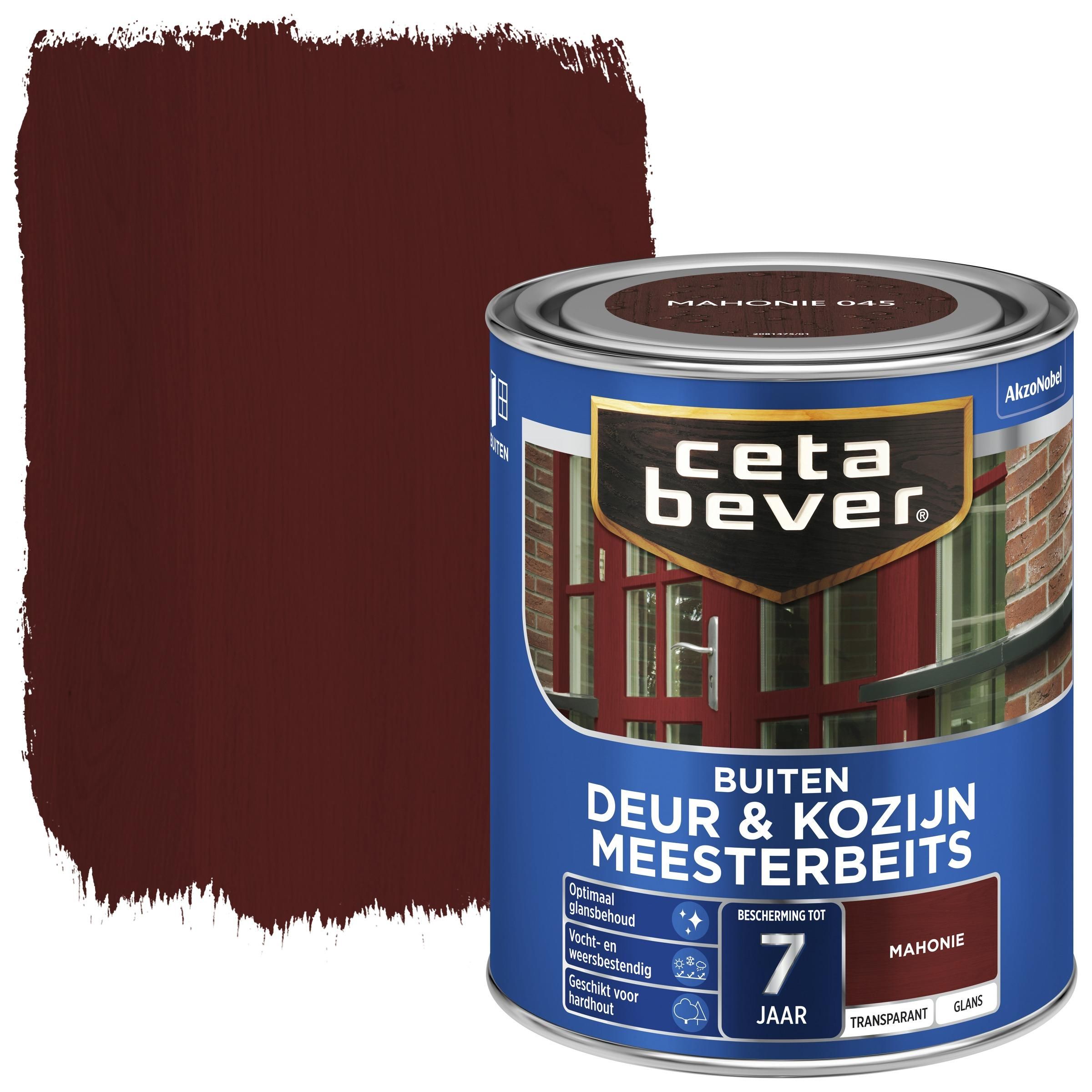 Cetabever deur & kozijn meesterbeits transparant mahonie glans 750 ml