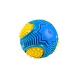 Love Story Ronde Stuiterende Bal Speelgoed met Geluidsnoppen TPR D10Cm Blauw Geel