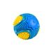 Love Story Ronde Stuiterende Bal Speelgoed met Geluidsnoppen TPR D10Cm Blauw Geel