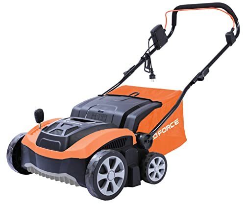 YARD FORCE Elektrische verticuteermachine EA U36A, 3-in-1 combi-apparaat - 1500W, werkbreedte: 36 cm, opvangzak: 45l, incl. verticuteerroller & ventilatorroller