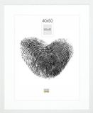 Deknudt Frames Fotolijst met passe-partout - wit - 30x40 / 40x50 cm