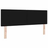 vidaXL Hoofdbord Zwart 160 cm Stof