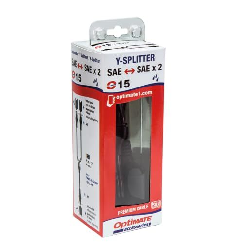 OptiMate O-15 accukabel met SAE aansluiting en zekering