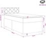vidaXL Boxspringbed met matras, zwart, 100 x 200 cm, fluweel