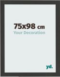 Your Decoration Cadre photo 75x98 cm Noir Bois MDF Bologna