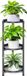 Ibenzoa® Métal Robuste Support de Plantes, Multifonctionnel 3 Étages Carrés, Idéal pour Intérieur et Extérieur