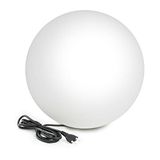 Cristher Lighting - BALLON decoratieve vloer- of tafellamp wit E27 buitenlamp houder IP55 (Ø40cm)