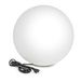 Cristher Lighting - BALLON decoratieve vloer- of tafellamp wit E27 buitenlamp houder IP55 (Ø40cm)