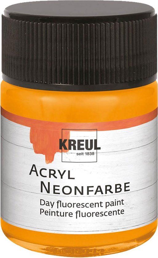 C.Kreul Neon Oranje Acrylverf 50 ml