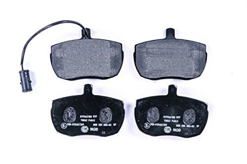 HELLA PAGID 8DB 355 005-831 Remblokkenset - T0062 - Dikte: 18mm - Remsysteem: Lockheed - Met slijtage-waarschuwingscontact - voor o.a. ALFA ROMEO / CARBODIES / IVECO