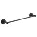Gedy Felce Plus handdoekstang, 45 cm, matzwart