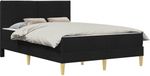 vidaXL Bedframe 120 x 190 cm Zwart