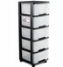 Curver Ladesysteem - 5x20 liter - Zwart - Kunststof - Met Wielen