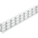 Häfele Grille d'aération carrée 400x83 mm Évacuation d'air du réfrigérateur Plinthe en plastique, blanc, 400 x 83 mm