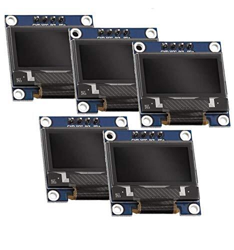 AZ Delivery 5 x 0.96 inch OLED 128 x 64 pixels I2C SSD1306 Display compatibel met Arduino en Raspberry Pi Inclusief E-Book!