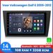 Awesafe Autoradio - Draadloos Apple CarPlay Android Auto - Geschikt Voor VW Volkswagen Golf 6 2009 t/m 2012 - 1GB+32GB - Autoradio met navigatie GPS - Radio Scherm - 2009 2010 2011 2012