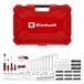 Einhell 233-delige gereedschapsset voor monteurs | Ratels | Combinatiesleutels | Bitset | Sockets | Extensies | Adapters | Inbussleutel