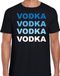 Bellatio Decorations Vodka drank fun t-shirt zwart voor heren
